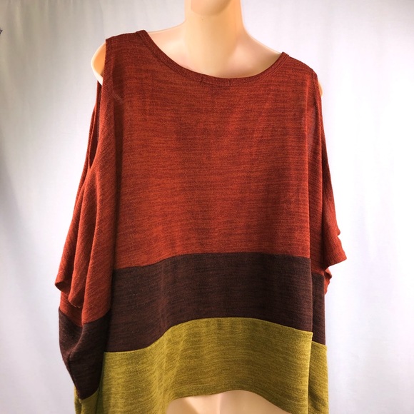 Maddy...k square sweater vibrant colors - Picture 2 of 7
